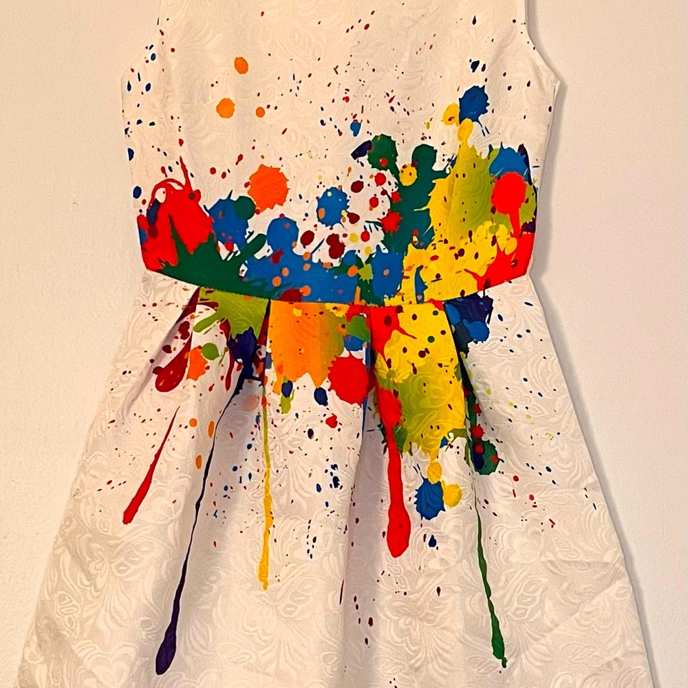 Colorful White Dress | S | Women’s